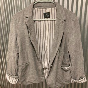 PIN STRIPED GREY BLAZER